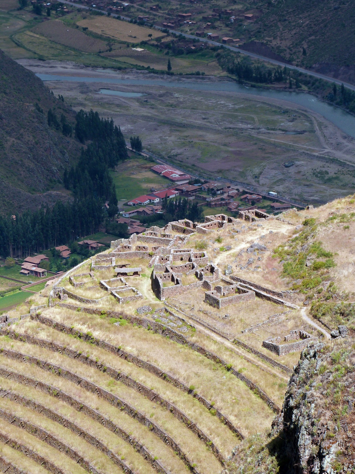 Terrasses de la vallée sacrée depuis Pisac