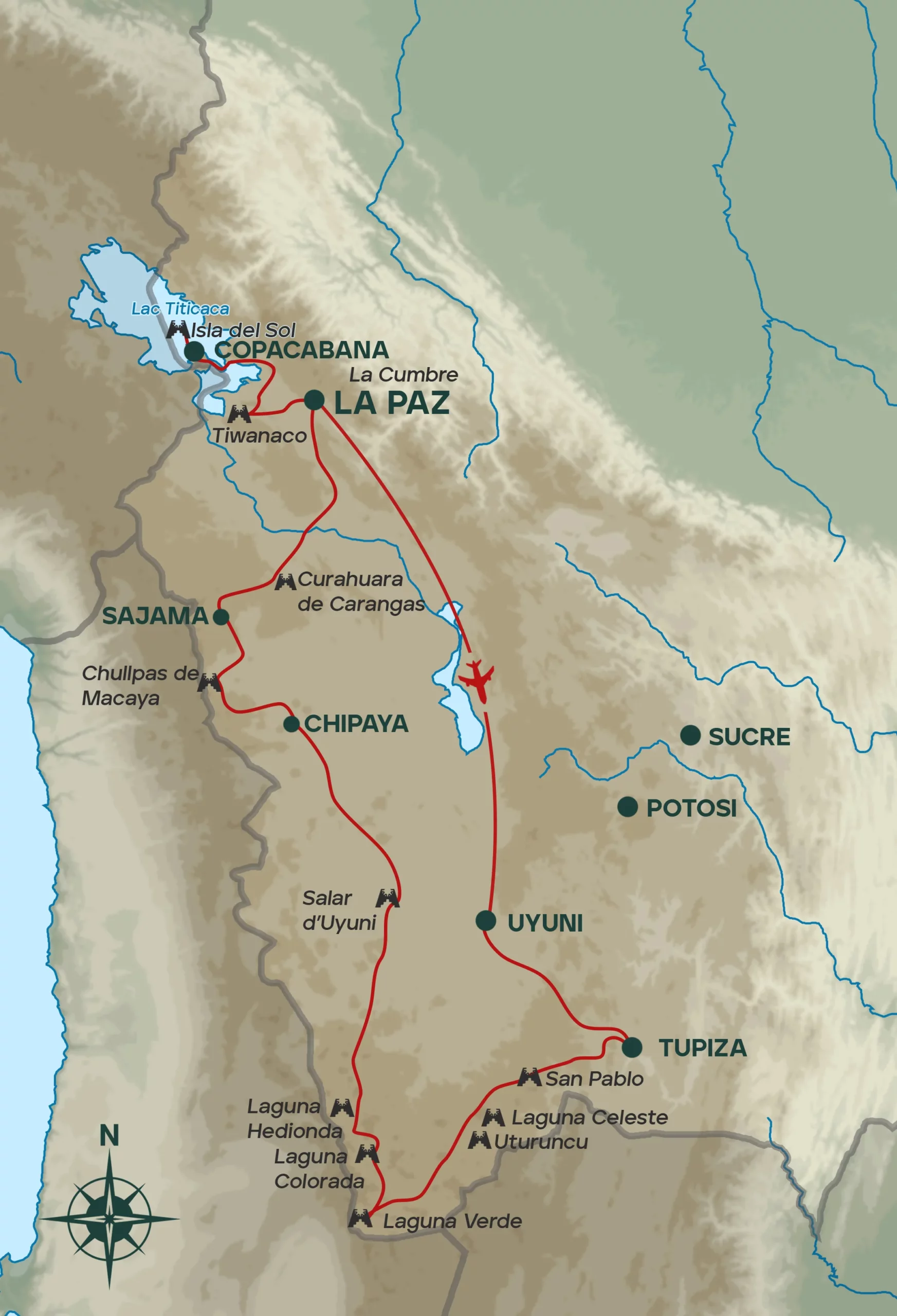 Aux confins de l&rsquo;Altiplano, du Sud Lipez à Sajama