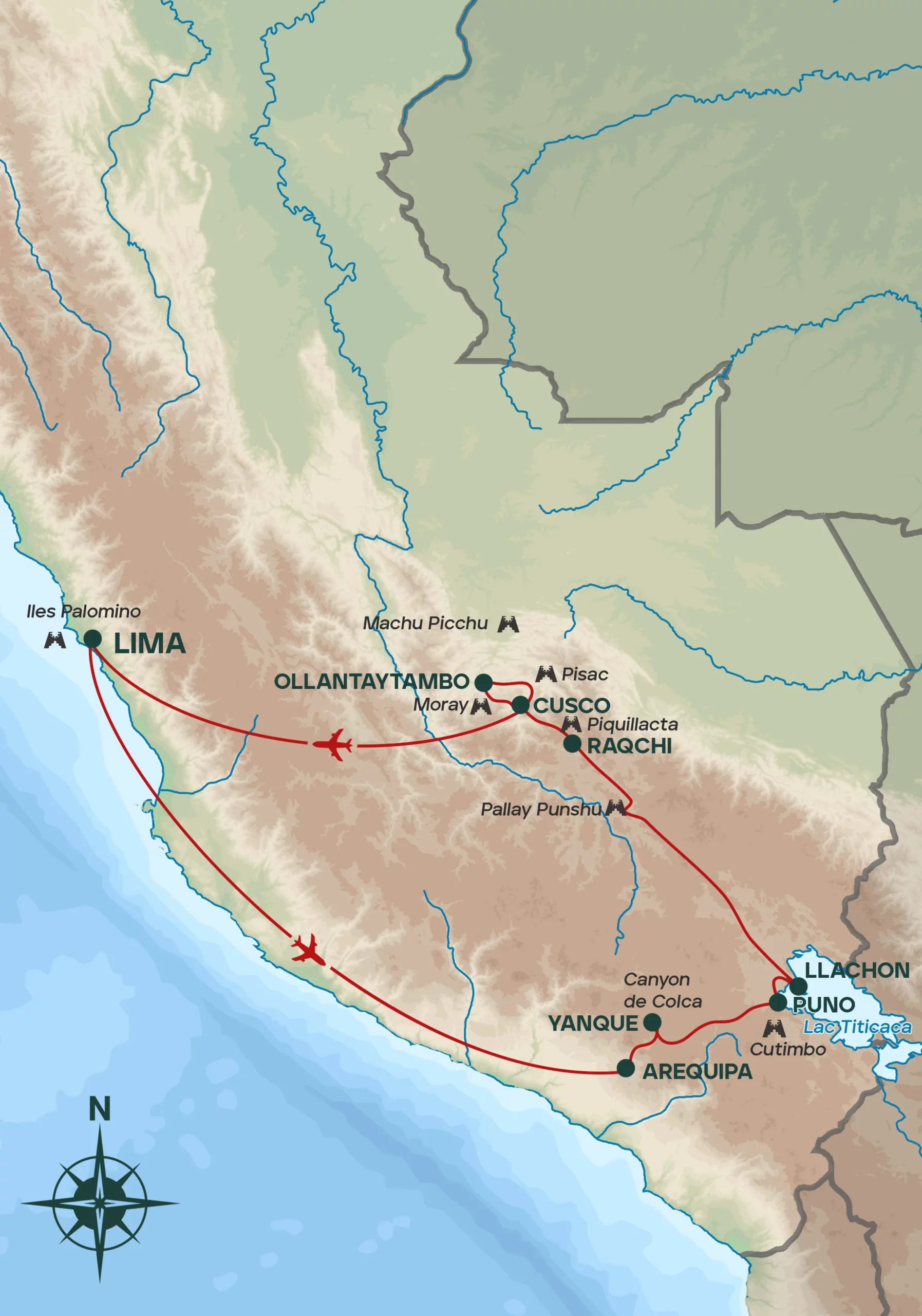 Sud Pérou : des rivages du Pacifique aux Andes