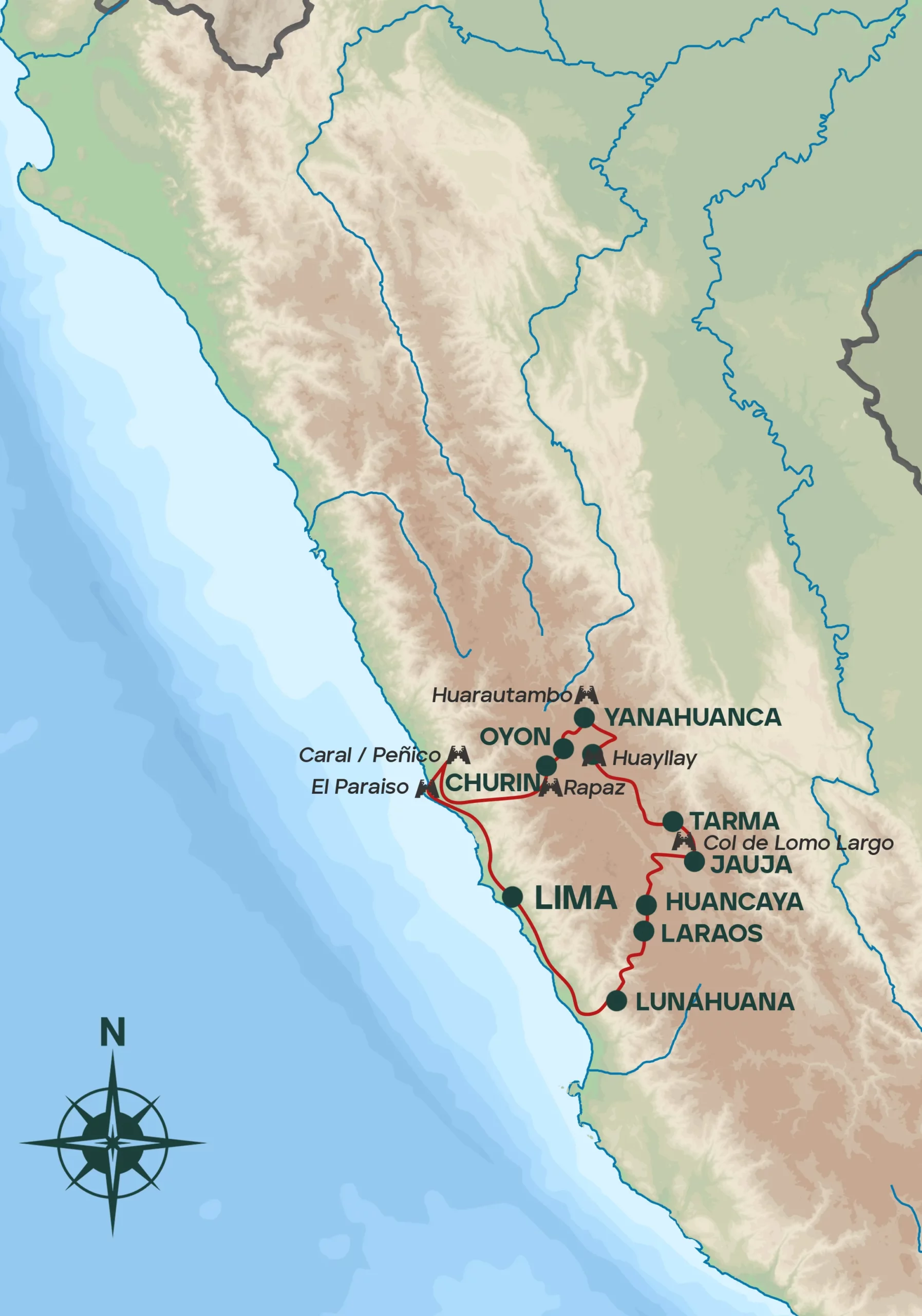 Sur les sentiers des Andes Centrales du Pérou